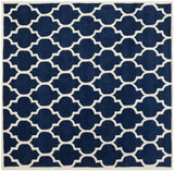 Safavieh Chatham 7'-0" x 7'-0" Rug in Dark Blue / Ivory
