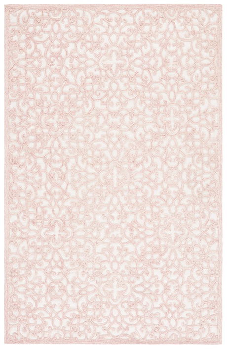 Safavieh Trace 4'-0" x 6'-0" Rug in Ivory / Pink