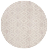 Safavieh Marbella 6'-0" x 6'-0" Rug in Silver / Ivory