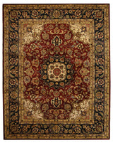 Safavieh Classic 9'-6" x 13'-6" Rug in Burgundy / Navy