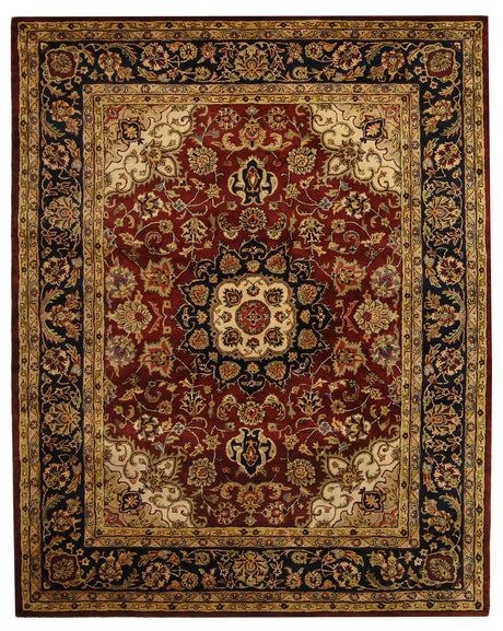 Safavieh Classic 9'-6" x 13'-6" Rug in Burgundy / Navy