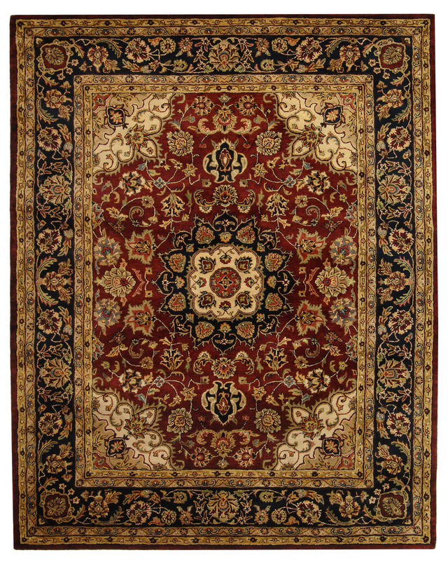 Safavieh Classic 9'-6" x 13'-6" Rug in Burgundy / Navy