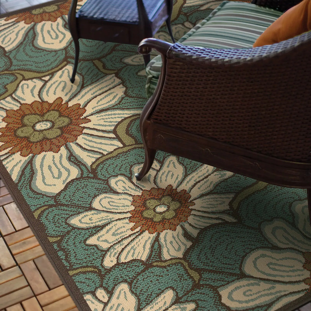 Oriental Weavers Sphinx Montego 3444m Blue / Brown Rugs - room scene