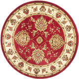 Safavieh Lyndhurst 5'-3" x 5'-3" Rug in Red / Ivory