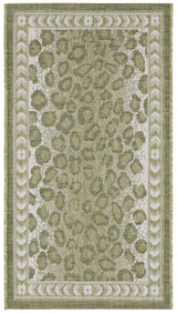 Safavieh Courtyard 2'-0" x 3'-7" Rug in Light Green / Ivory
