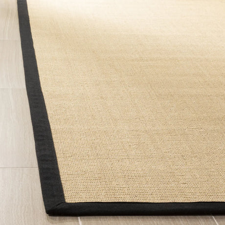 Safavieh Natural Fiber 4'-0" x 6'-0" Rug in Beige / Black