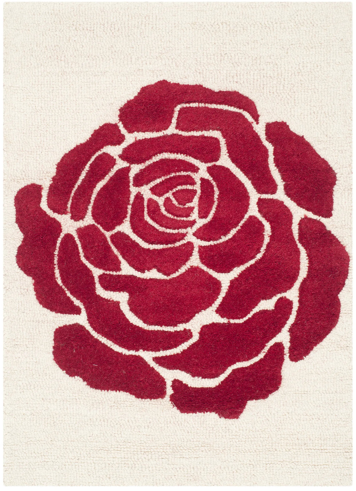 Safavieh Cambridge 2'-0" x 3'-0" Rug in Ivory / Red