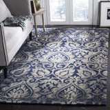 Safavieh Dip Dye 5'-0" x 8'-0" Rug in Navy / Grey