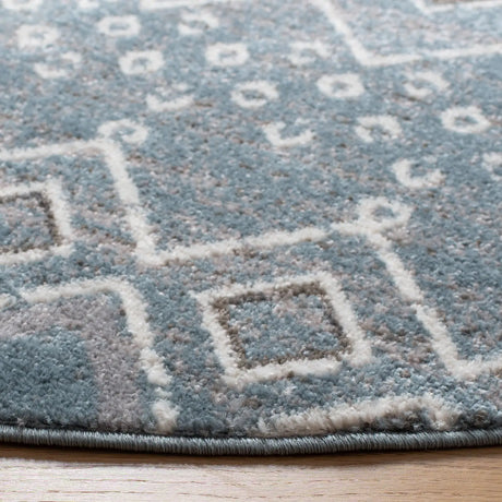 Safavieh Amsterdam 5'-1" x 5'-1" Rug in Blue / Ivory