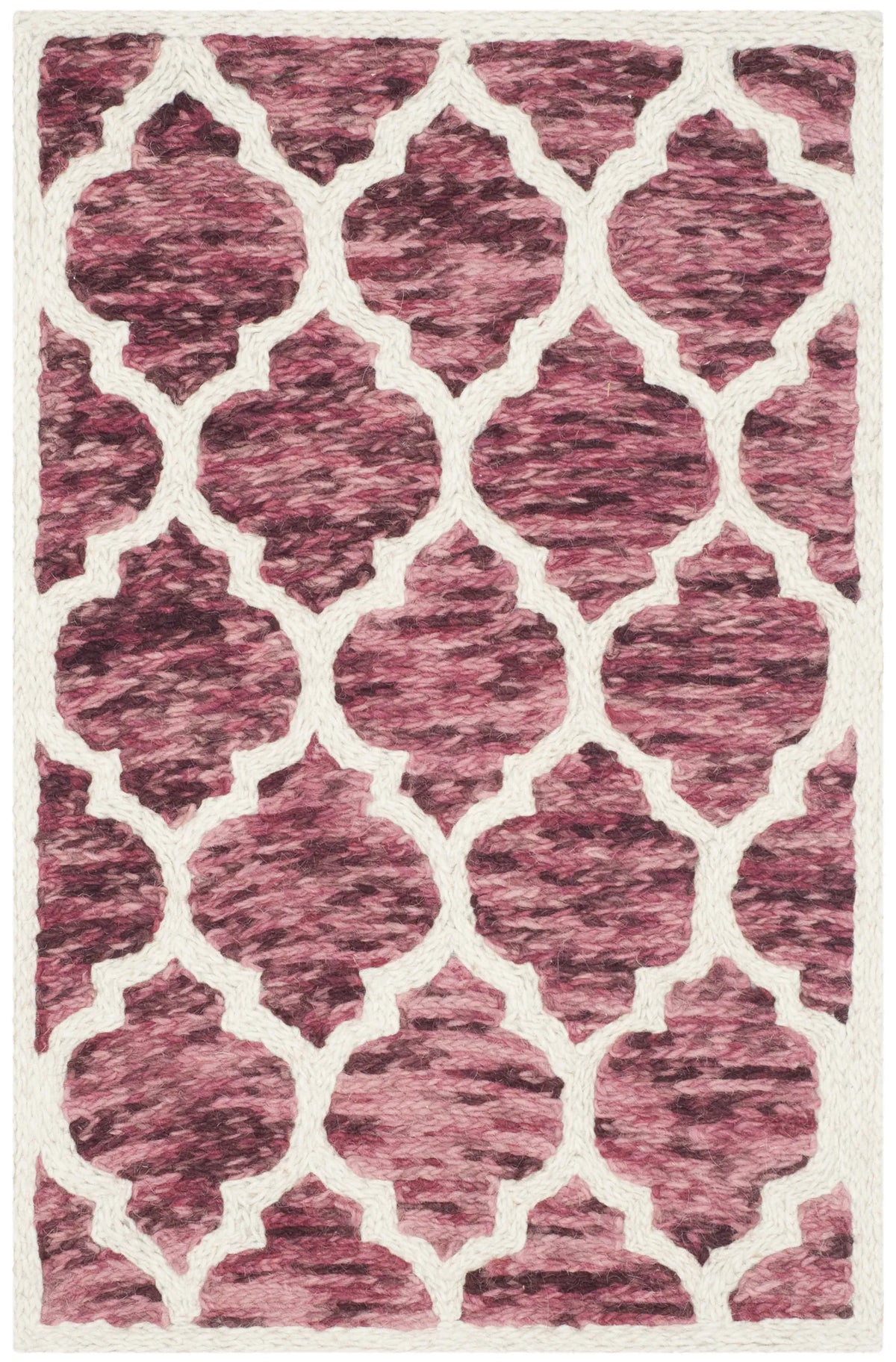 Safavieh Himalaya 2'-0" x 3'-0" Rug in Red / Ivory