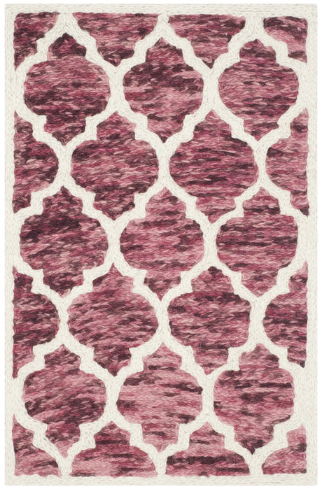 Safavieh Himalaya 2'-0" x 3'-0" Rug in Red / Ivory