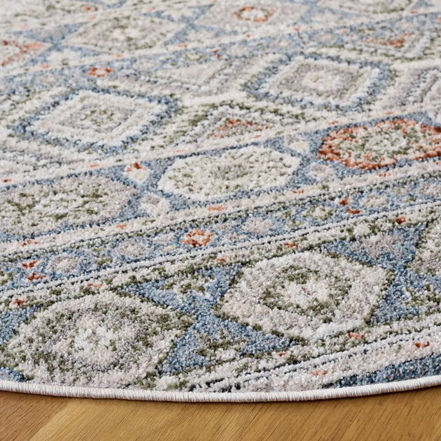 Safavieh Grove 6'-7" x 6'-7" Rug in Blue / Ivory