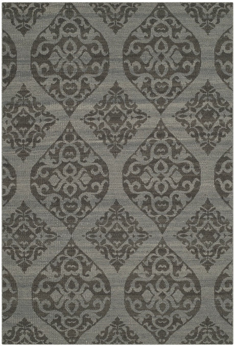 Safavieh Kilim 4'-0" x 6'-0" Rug in Grey / Dark Grey