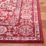 Safavieh Brentwood 4'-0" x 6'-0" Rug in Red / Ivory