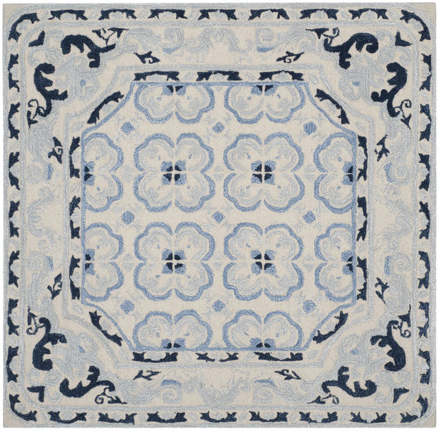 Safavieh Bella 5'-0" x 5'-0" Rug in Ivory / Blue