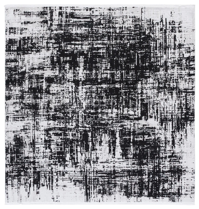 Safavieh Mila 6'-7" x 6'-7" Rug in Ivory / Black