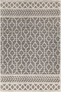 Chandra Doris DOR-52601 Black / Ivory rug, flat view