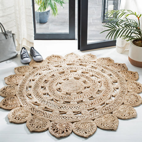 Safavieh Natural Fiber 3'-0" x 3'-0" Rug in Natural