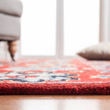 Safavieh Heritage 4'-0" x 6'-0" Rug in Red / Blue