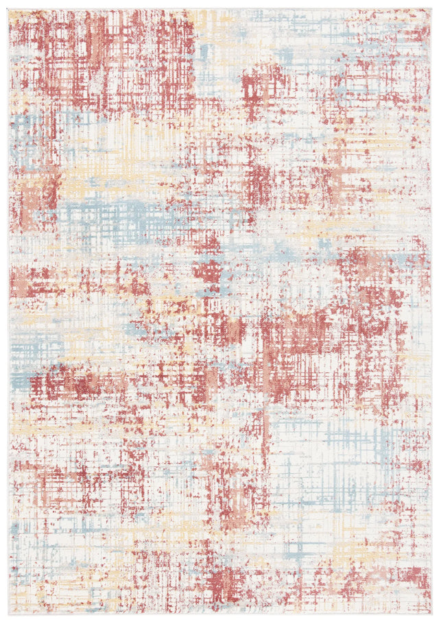 Safavieh Skyler 4'-5" x 6'-5" Rug in Burgundy / Gold