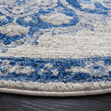 Safavieh Brentwood 6'-7" x 6'-7" Rug in Ivory / Navy