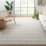 Safavieh Metro 10'-0" x 14'-0" Rug in Light Grey / Ivory