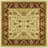 Safavieh Lyndhurst 6'-0" x 6'-0" Rug in Ivory / Red