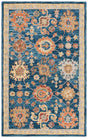 Safavieh Blossom 4'-0" x 6'-0" Rug in Navy / Brown