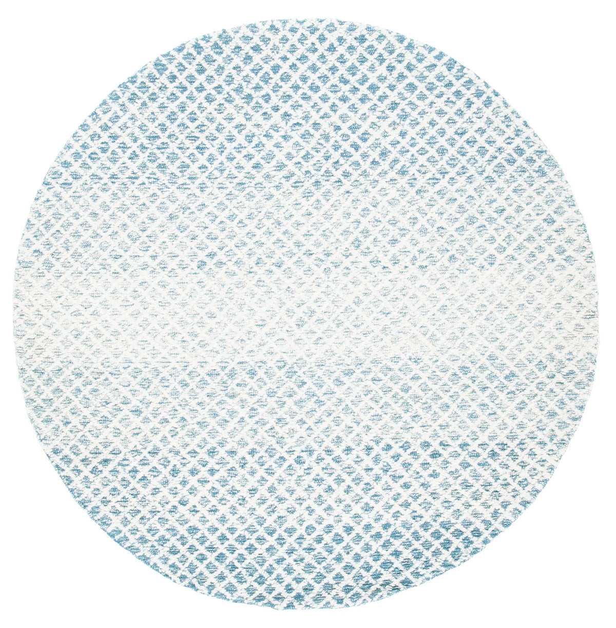 Safavieh Micro-Loop 5'-0" x 5'-0" Rug in Blue / Ivory