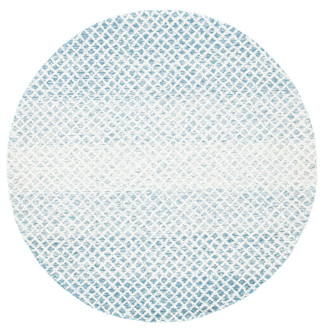Safavieh Micro-Loop 5'-0" x 5'-0" Rug in Blue / Ivory