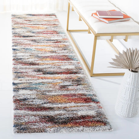 Safavieh Calista 2'-3" x 9'-0" Rug in Ivory / Rust