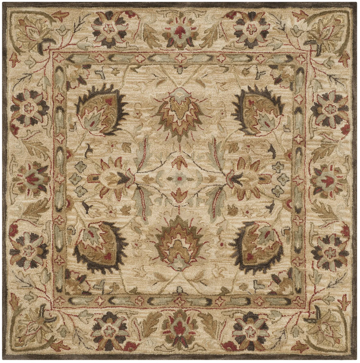 Safavieh Antiquity 6'-0" x 6'-0" Rug in Beige / Beige