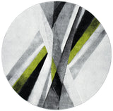 Safavieh Hollywood 6'-7" x 6'-7" Rug in Grey / Green