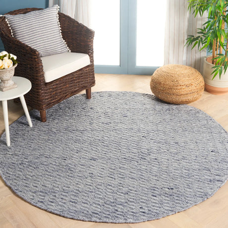 Safavieh Natura 6'-0" x 6'-0" Rug in Grey / Black