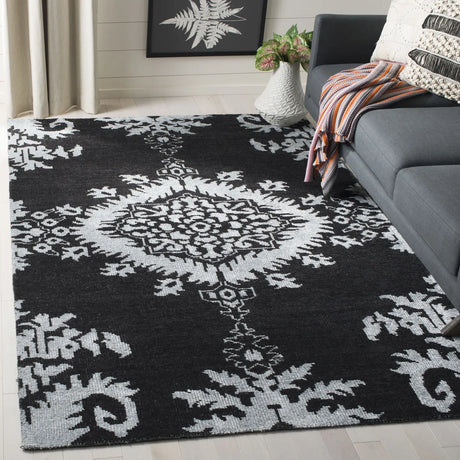 Safavieh Stone Wash 5'-0" x 8'-0" Rug in Charcoal