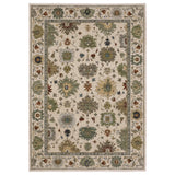Oriental Weavers Sphinx ELIANA ELI10 Ivory Floral Rugs - main flat