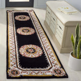 Safavieh Naples 2'-3" x 8'-0" Rug in Black / Ivory