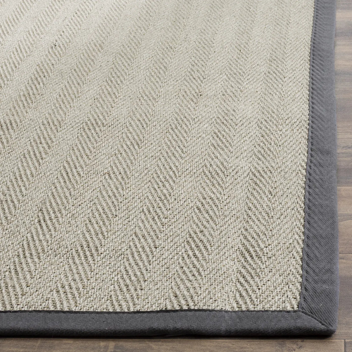 Safavieh Natural Fiber 5'-0" x 8'-0" Rug in Grey Brown / Grey
