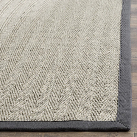 Safavieh Natural Fiber 5'-0" x 8'-0" Rug in Grey Brown / Grey