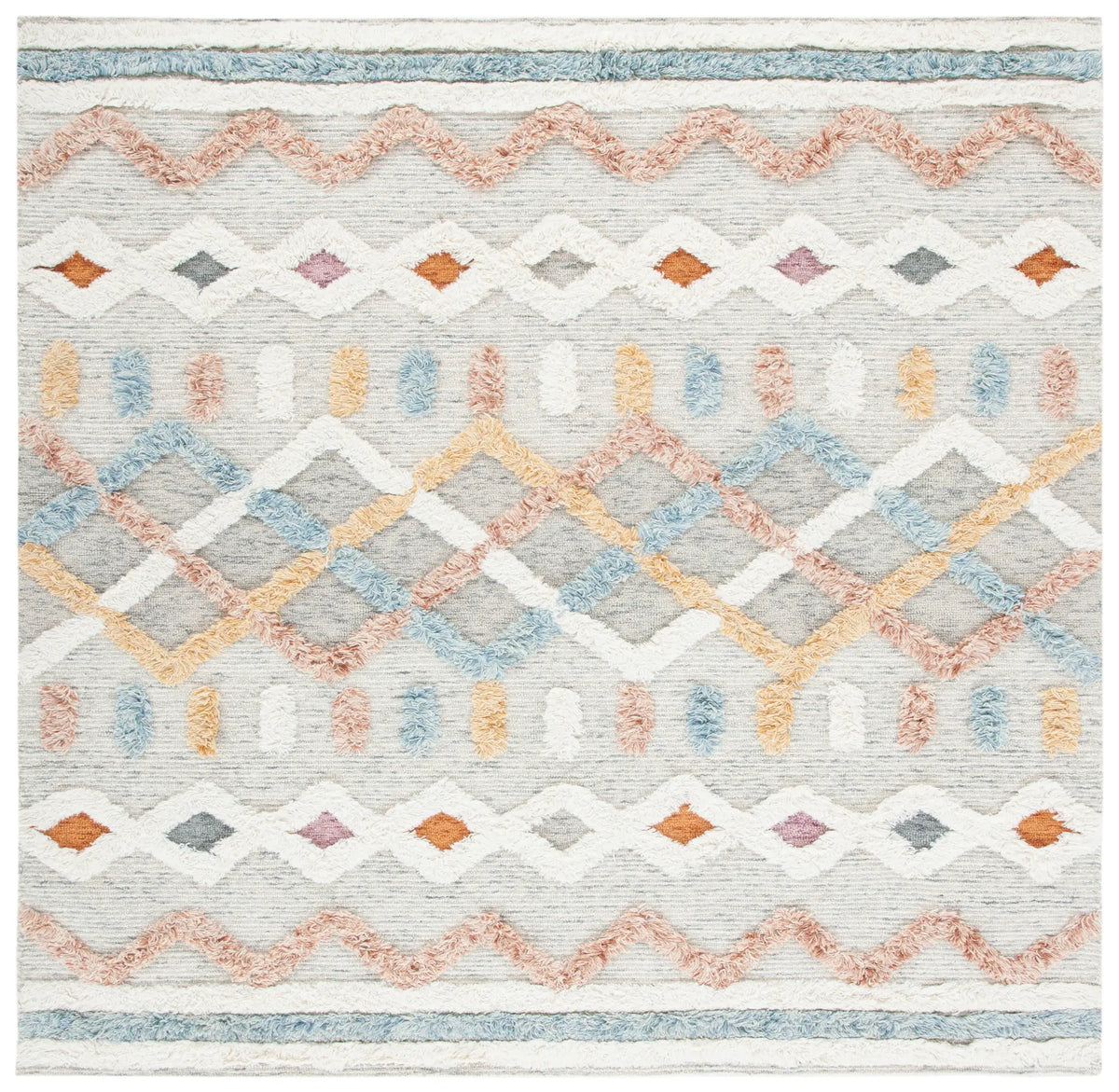 Safavieh Kenya 7'-0" x 7'-0" Rug in Ivory / Blue