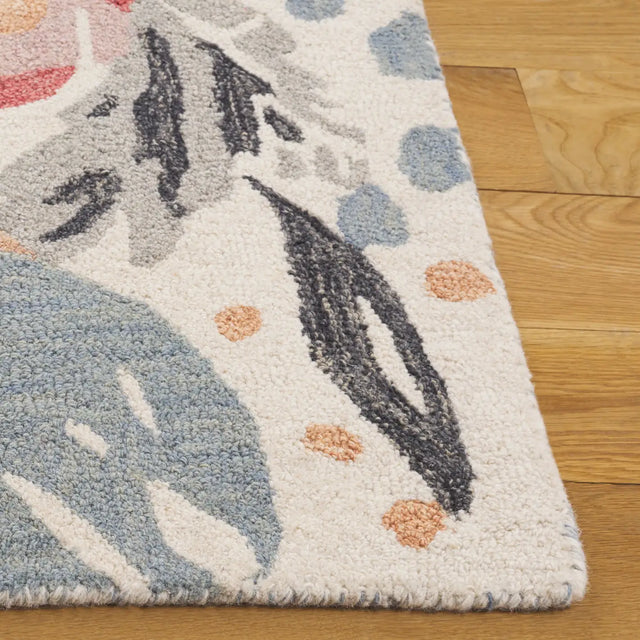 Safavieh Jardin 2'-3" x 8'-0" Rug in Ivory / Pink