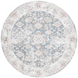 Safavieh Baltimore 6'-7" x 6'-7" Rug in Light Grey / Blue