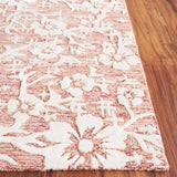 Safavieh Glamour 4'-0" x 6'-0" Rug in Rust / Ivory