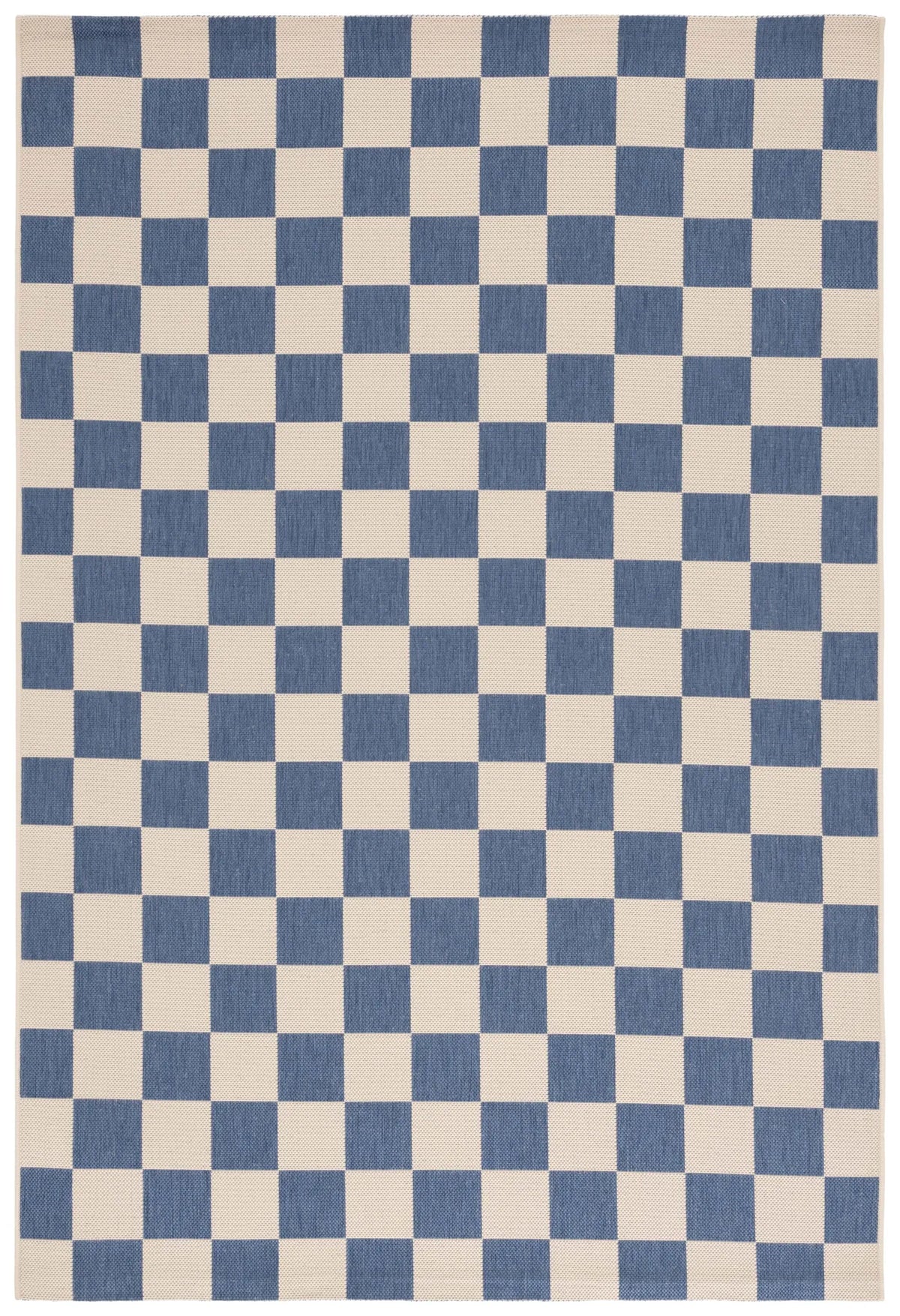 Safavieh Courtyard 4'-0" x 5'-7" Rug in Blue / Beige