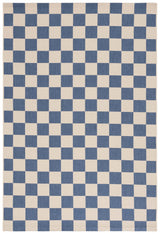 Safavieh Courtyard 4'-0" x 5'-7" Rug in Blue / Beige