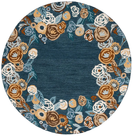 Safavieh Chelsea 6'-0" x 6'-0" Rug in Blue / Ivory
