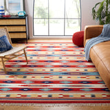 Safavieh Kilim 6'-0" x 9'-0" Rug in Beige / Red