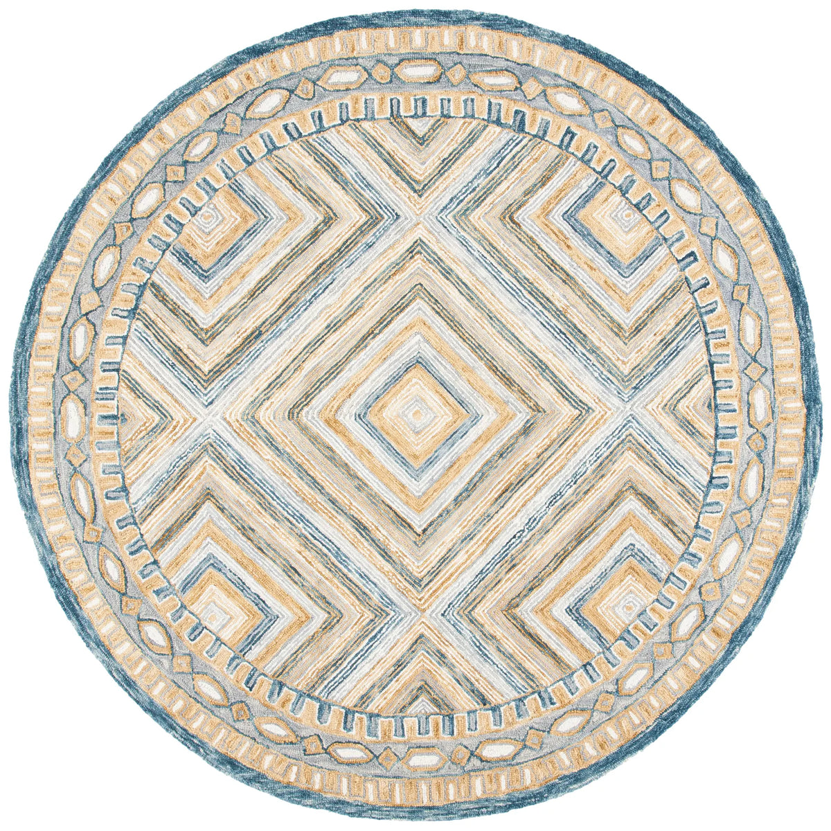 Safavieh Aspen 5'-0" x 5'-0" Rug in Navy / Gold