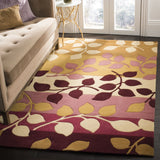 Safavieh Soho 3'-6" x 5'-6" Rug in Red / Gold