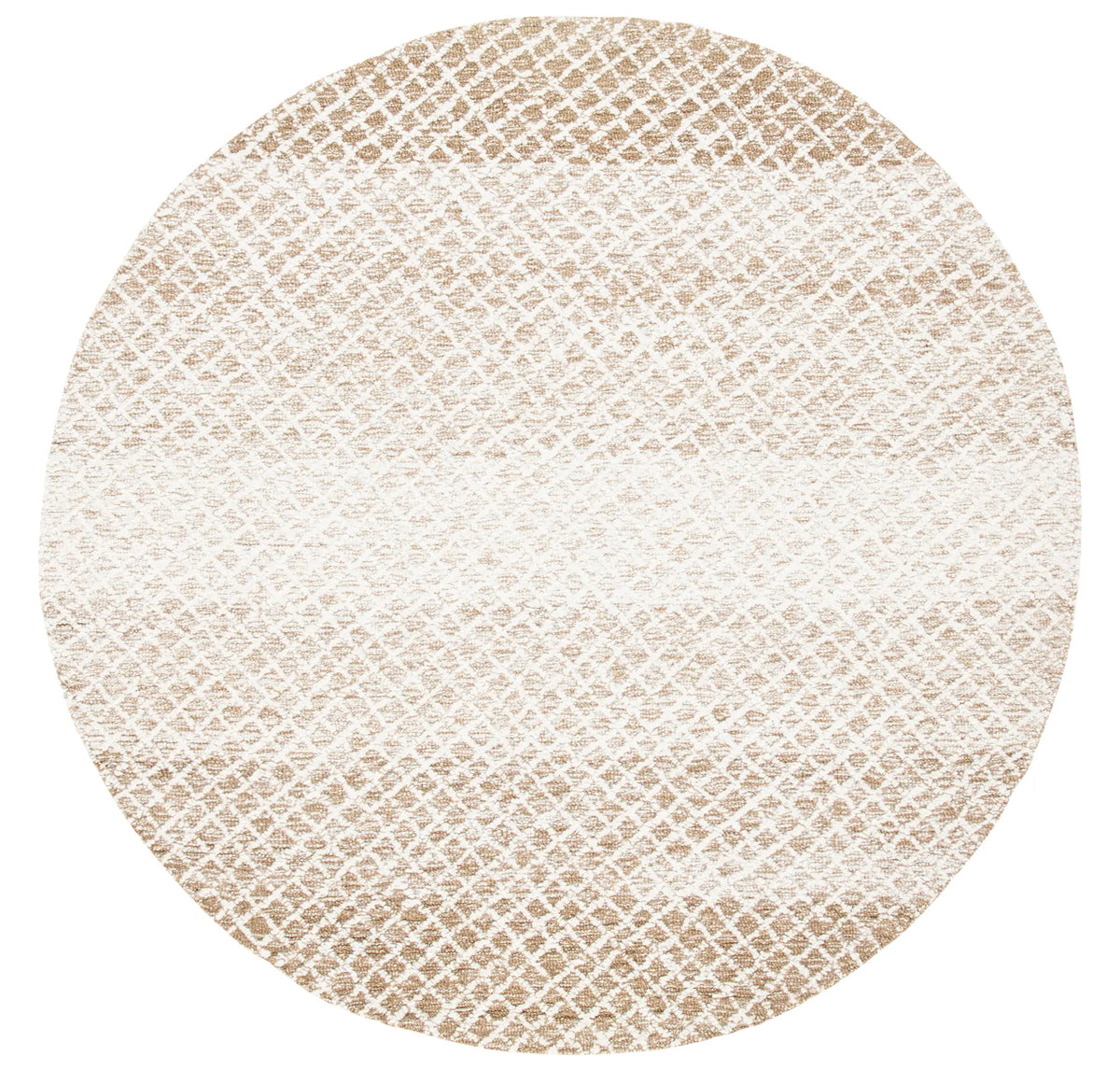 Safavieh Micro-Loop 5'-0" x 5'-0" Rug in Beige / Ivory